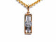 Collier Collier Chaîne + pendentif Or jaune Diamant 58 Facettes 978809CD