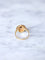 Bague de fiançailles vintage rubis entourage diamants sur or jaune 58 Facettes