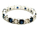 Bague 54 Bague Alliance Or blanc Saphir 58 Facettes 1835765CN