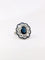 Bague Bague Belle Epoque platine saphir diamants 58 Facettes J26