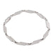 Bracelet Dinh Van Bracelet Seventies Or blanc Diamant 58 Facettes 577646GD