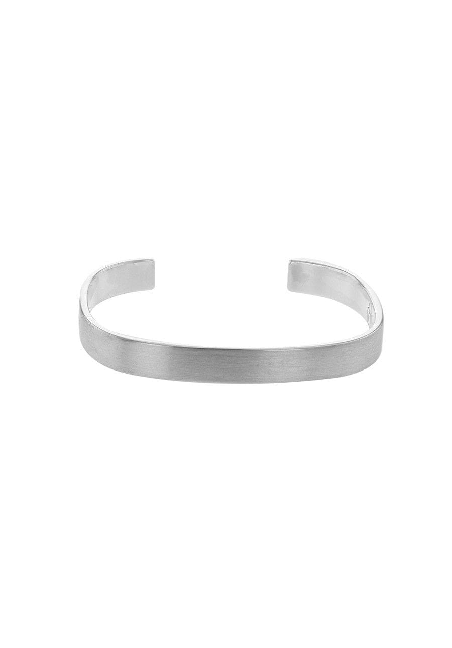 Bracelet DINH VAN Zen Argent Brossé en Argent 925/1000