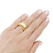 Ring 48 Fred ring, "Movemented", yellow gold. 58 Facettes 32773