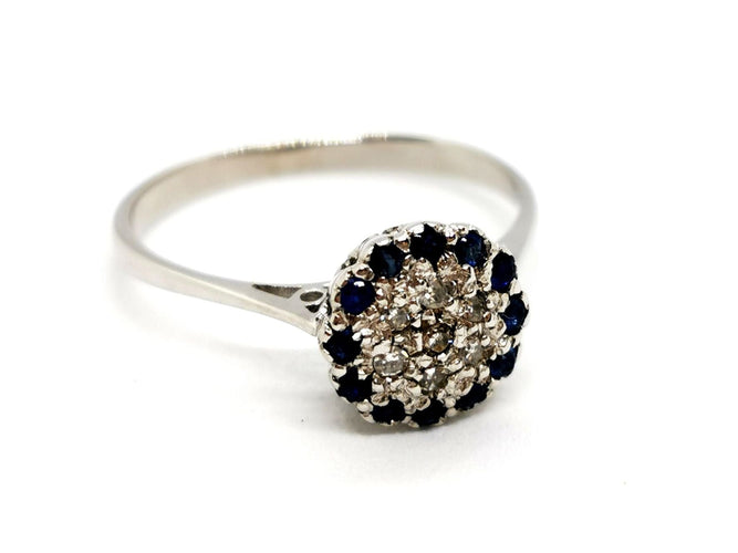 Bague 53 Bague Art déco Or blanc Diamant 58 Facettes 1048316CD