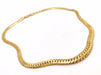 Necklace English mesh necklace Yellow gold 58 Facettes 1637040CN