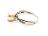 Ring 54 Ring White gold Pearl 58 Facettes 1141388CD