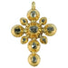 Pendentif Croix en or avec diamants 58 Facettes 09329-4334