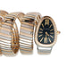 Bulgari "Serpenti" gold and steel watch, diamonds. 58 Facettes 31025
