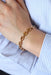 Bracelet Bracelet Grain de café Or jaune 58 Facettes 2090583CN