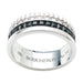 Ring 51 Boucheron ring, “Quatre Black Edition”, in white gold, diamonds. 58 Facettes 30977