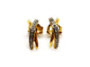 Boucles d'oreilles Boucles d'oreilles Puces Or jaune Diamant 58 Facettes 1180518CD