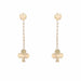 Earrings Gold clovers earrings 58 Facettes CVBO5