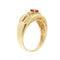 Bague Bague bandeau avec rubis et diamants 58 Facettes 22744