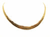 Necklace English mesh necklace Yellow gold 58 Facettes 1637040CN