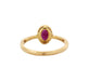 Ring 50 “LIV” RUBY DIAMOND RING 58 Facettes BO/230088