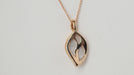 Necklace Necklace in rose gold and mother-of-pearl 58 Facettes 31596