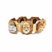 Bracelet “Seven faces” bracelet Yellow gold Ceramic 58 Facettes REF2314