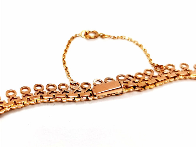 Collier Collier Or rose 58 Facettes 1140997CN