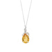 Collier Collier pendentif Citrine Diamants 58 Facettes 9992