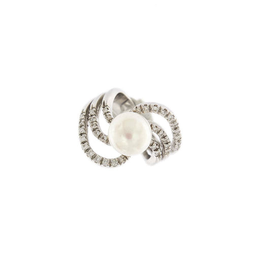 Bague 55 Bague perle et diamants 58 Facettes 19280