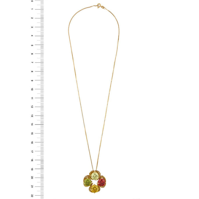 Collier Collier pendentif multicolore 58 Facettes 25193