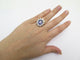 Bague 50 bague marquise taille 48 or jaune 18k sertie saphir 5ct diamants 4ct 58 Facettes 248352