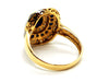 Ring 58 Art Deco Ring Yellow Gold Sapphire 58 Facettes 1628870CN