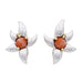 Parure Tiffany & Co. earrings in silver, yellow gold, coral. 58 Facettes 33458