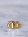 Ring Modernist Tank signet ring in yellow gold 58 Facettes