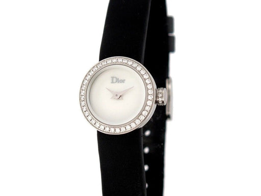 Montre montre CHRISTIAN DIOR cd040110-j la mini d 19 mm quartz diamant watch 58 Facettes 249780
