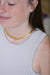 Necklace Cable necklace in Yellow Gold, omega mesh 58 Facettes