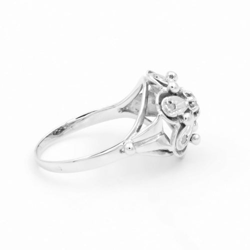 Bague 55 Bague Fleur Or blanc Diamant 58 Facettes 1692955CN