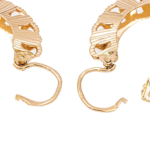 Boucles d'oreilles Boucles d'oreilles Créoles Or rose 58 Facettes 2195469CN