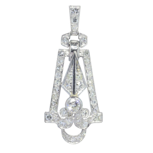Pendentif Pendentif diamants Art déco 58 Facettes 23128-0087