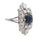 Ring 49 Ring White gold Sapphire 58 Facettes 2538672CN