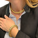 Boucheron “Braided” necklace necklace in yellow gold. 58 Facettes 31258