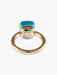 Ring 49 Pomellato – Ring Model “Nudo” Classic Blue Topaz and Rose Gold 58 Facettes