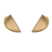 Ofée brushed gold and diamond earrings 58 Facettes 20-143