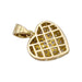 Heart pendant in yellow gold and diamonds. 58 Facettes 32610