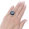 Bague 56 Bague or rose, hématite, quartz, diamants. 58 Facettes 32894