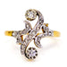 Bague 52.5 Bague Art Nouveau platine diamants 58 Facettes C41EA70EDDD644F8852C9AFE53AA9E9C