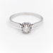 Bague 64 Bague Solitaire Or blanc Diamant 58 Facettes 1875648CN