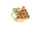 Bague 55 bague MAUBOUSSIN grappe de raisin t55 or jaune 18k diamant citrine peridot 58 Facettes 254217