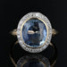 Bague 58 Bague ancienne saphir et diamants 58 Facettes 22-454