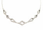 Collier Collier Or blanc Diamant 58 Facettes 578815RV