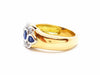 Ring 56 Ring Yellow gold Sapphire 58 Facettes 00696CN