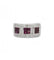 Bague 53 / Blanc/Gris / Or 750 Bague Rubis et Diamants 58 Facettes 220445R
