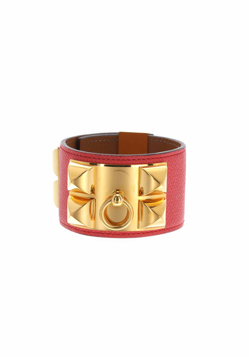 Bracelet Bracelet HERMES Collier de Chien GM en Plaqué or 58 Facettes 55867-51121