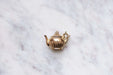 Pendant Vintage teapot pendant in yellow gold 58 Facettes