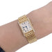 Watch Cartier Tank Louis Cartier watch, yellow gold and diamonds. 58 Facettes 32195